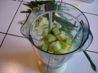 Soupe fraîche de concombre : Etape 2