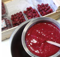 Soufflé glacé à la framboise : Etape 1