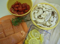 Saumon en papillote : Etape 3