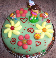 Gâteau Dora : Etape 2
