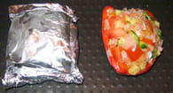 Poivrons farcis au poisson et légumes : Etape 4