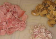 Gratin de pâtes au jambon : Etape 2