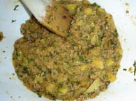 Bricks à la viande : Etape 1