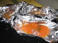 Papillotes de saumon citron-aneth : Etape 1