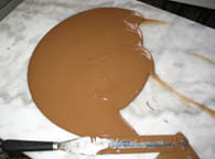 Boules de Noël en chocolat : Etape 2
