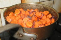 Carottes caramélisées : Etape 2