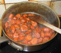 Carottes caramélisées : Etape 3