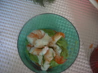 Verrines de crevettes, avocat et saumon fumé : Etape 5
