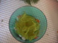 Verrines de crevettes, avocat et saumon fumé : Etape 6