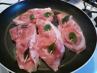Saltimbocca de veau à l'italienne : Etape 1
