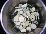 Velouté de courgettes : Etape 1