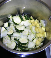 Velouté de courgettes : Etape 4