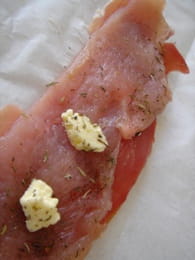 Papillotes d'escalopes au jambon de Bayonne : Etape 3