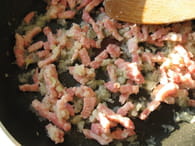 Gratin de pommes de terre, oignons et lardons : Etape 2