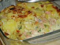 Gratin de pommes de terre et saumon : Etape 4
