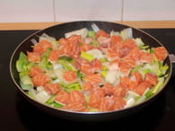 Feuilleté de saumon aux poireaux : Etape 2
