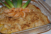 Crumble à l'ananas et clémentines : Etape 5