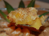 Crumble à l'ananas et clémentines : Etape 6