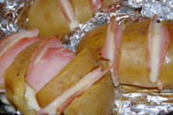 Pommes de terre au four à la mozzarella et jambon : Etape 4