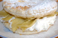 Feuilleté à la rhubarbe et à la chantilly : Etape 4