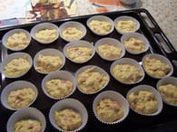Mini cakes au jambon et gruyère : Etape 6