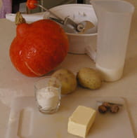 Purée de potimarron : Etape 1