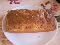 Cake aux olives, jambon et poivron rouge : Etape 5