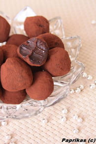 Truffes au chocolat noir : Etape 1