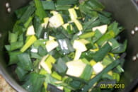 Soupe de poireaux et de courgettes : Etape 2