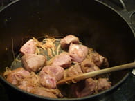 Ragoût de joue de porc aux légumes : Etape 1