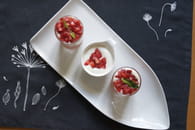 Verrines de ricotta et fraises au coulis de miel : Etape 6