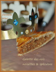 Galette des rois noisettes & spéculoos : Etape 6
