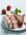 Fraisier express aux biscuits roses