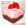 Mousse de fraises sur fondant au chocolat