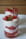 Verrines de ricotta et fraises au coulis de miel