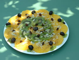 Salade d orange aux kiwis