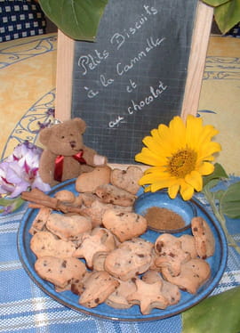 Biscuits � la cannelle et aux p�pites de chocolat