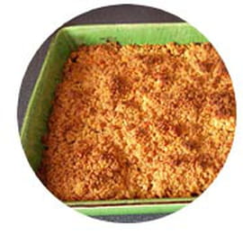 Crumble � la tomate