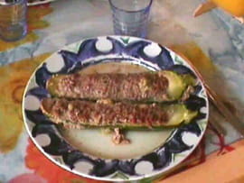 Courgettes farcies proven�ales