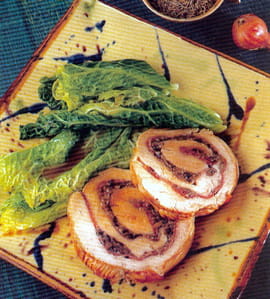 Rouleau de dinde aux champignons
