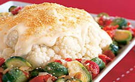 Chou-fleur en gratin