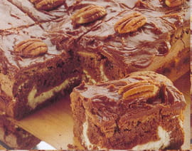 Brownies au caramel