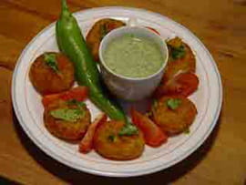 Beignets de pommes de terre