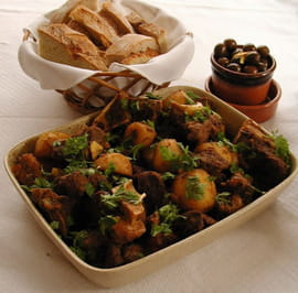 Agneau � la portugaise