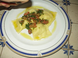 Raviolis au saumon