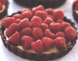 Tartelettes choco-framboise