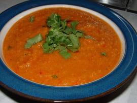 Velout� de tomates