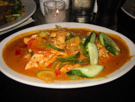 Curry de poulet aux courgettes