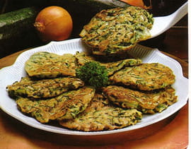 Paillassons de courgettes