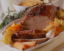 Palette de porc aux �pices